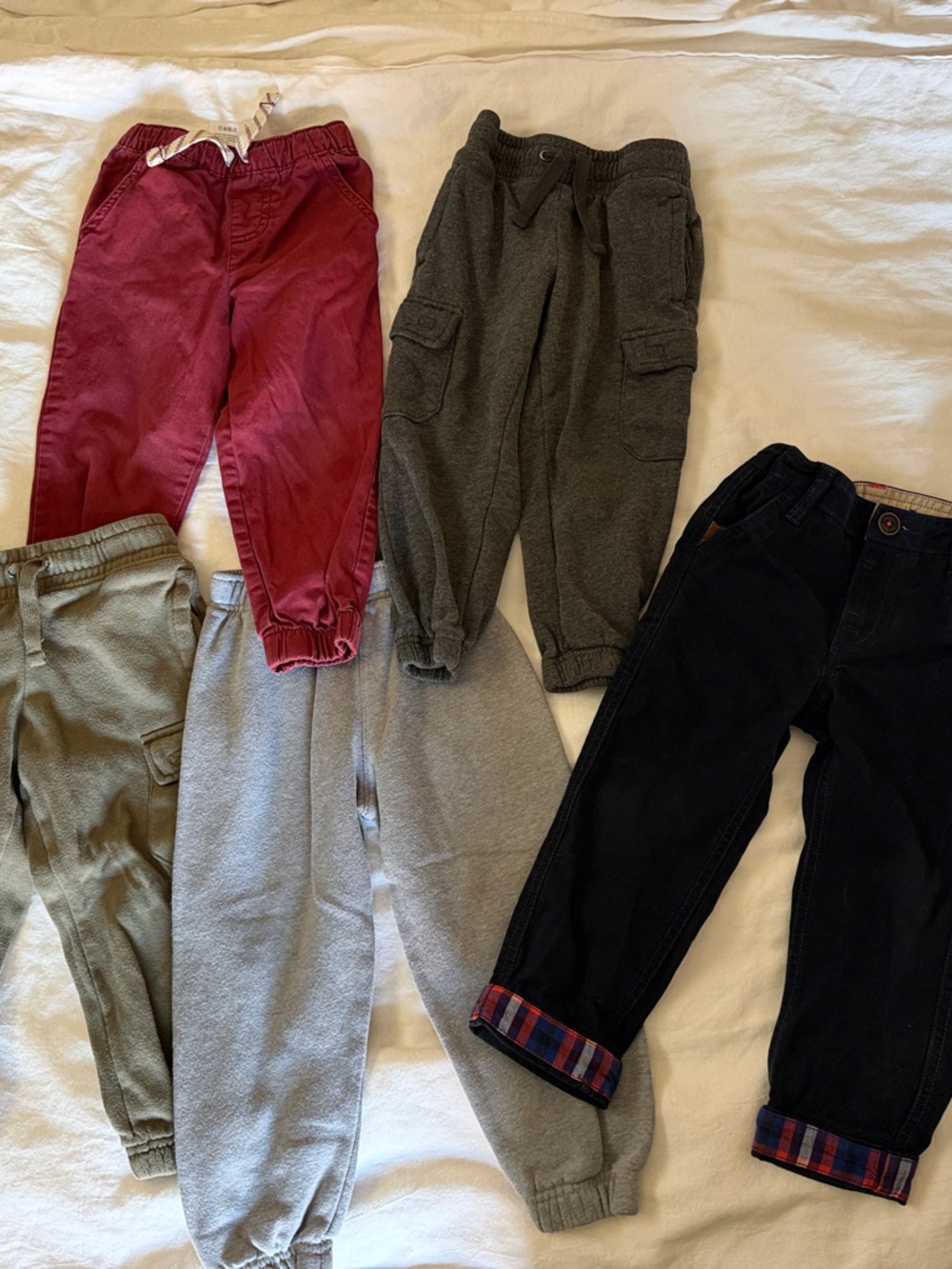 Set of 5 Kids toddler pants and joggers 3T Jogger Pants